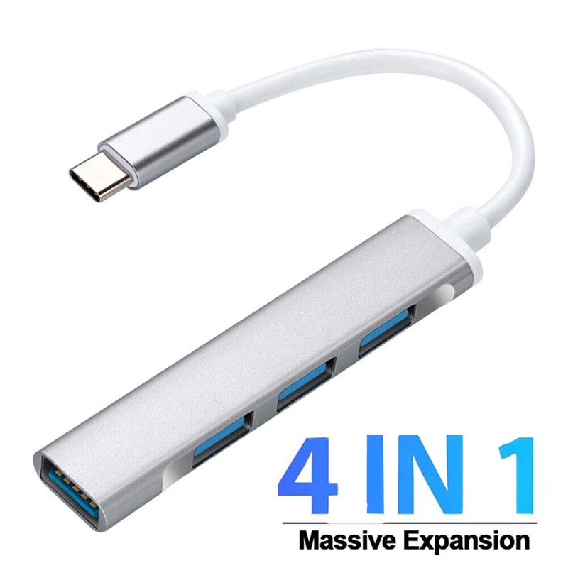Multi Port Usb Hub - Hub d'extension Type-C 4 en 1,