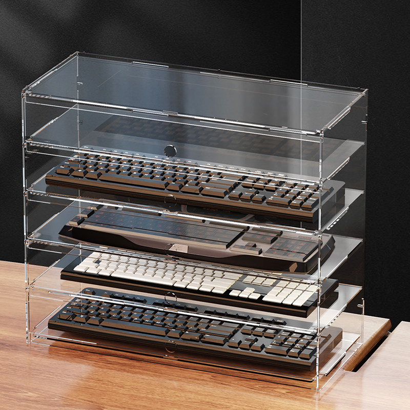 Office Technologies - Présentoir anti-poussière en acrylique transparent de