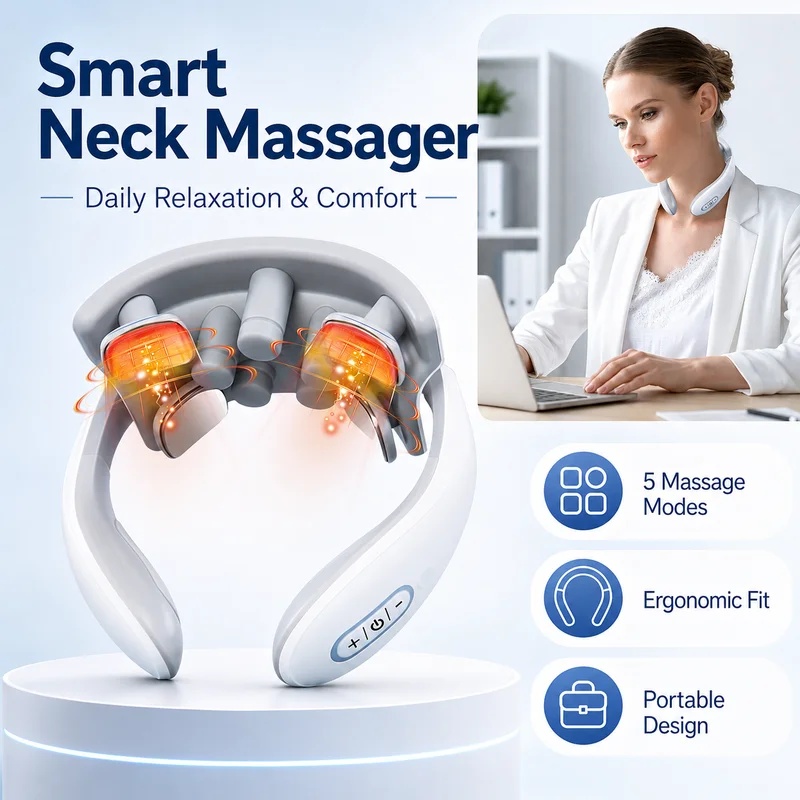 Office Technologies - Masseur de cou intelligent pour adultes,