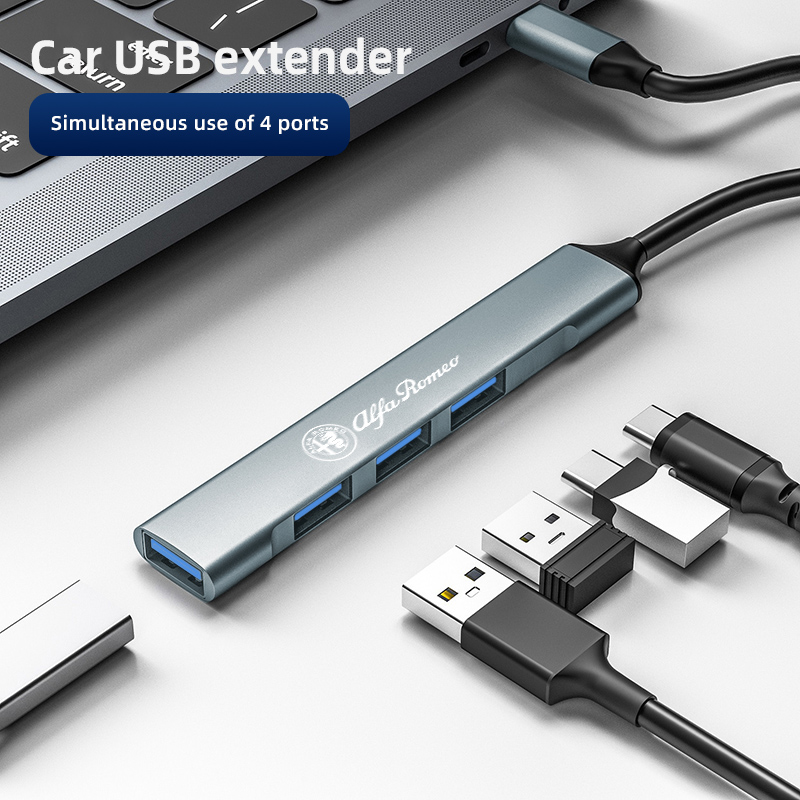 Hub USB 4 ports pour voiture,  - Multi Port Usb Hub avis et prix