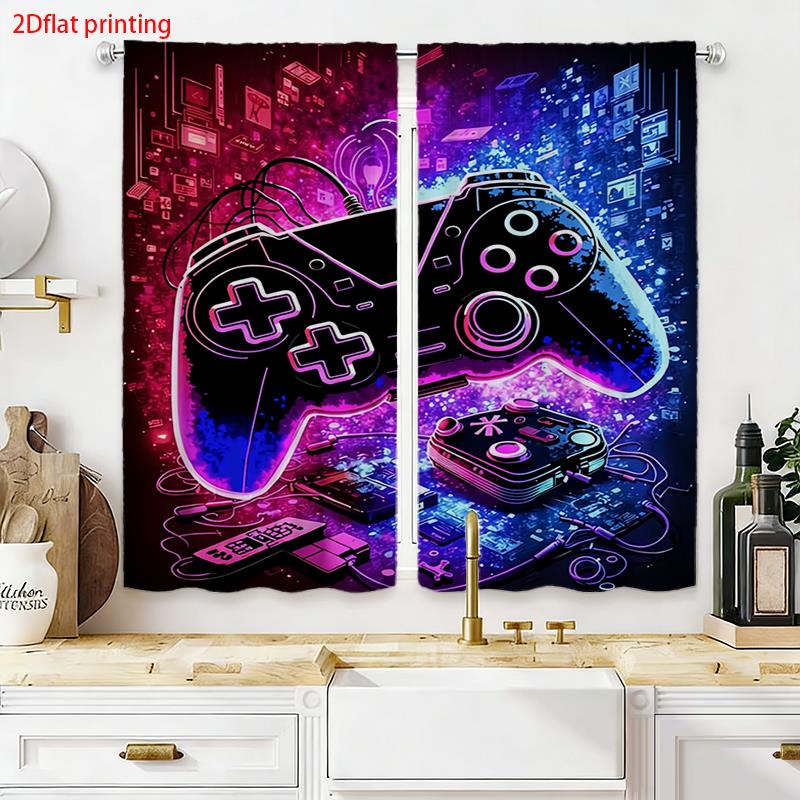 Rideaux de jeu néon avec impri - Tech Office Youtube avis et prix