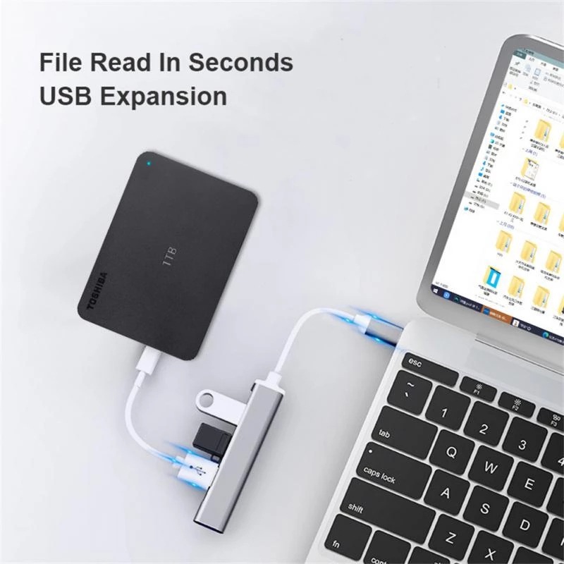 Hub d'extension Type-C 4 en 1, - Multi Port Usb Hub avis et prix