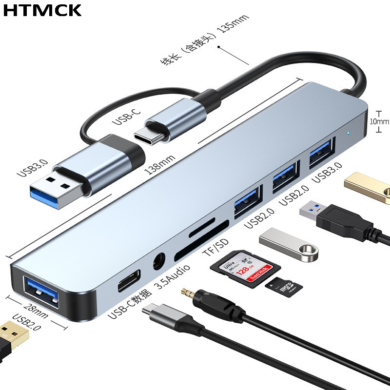 Hub USB-C 8-en-2 avec station  - Multi Port Usb Hub avis et prix