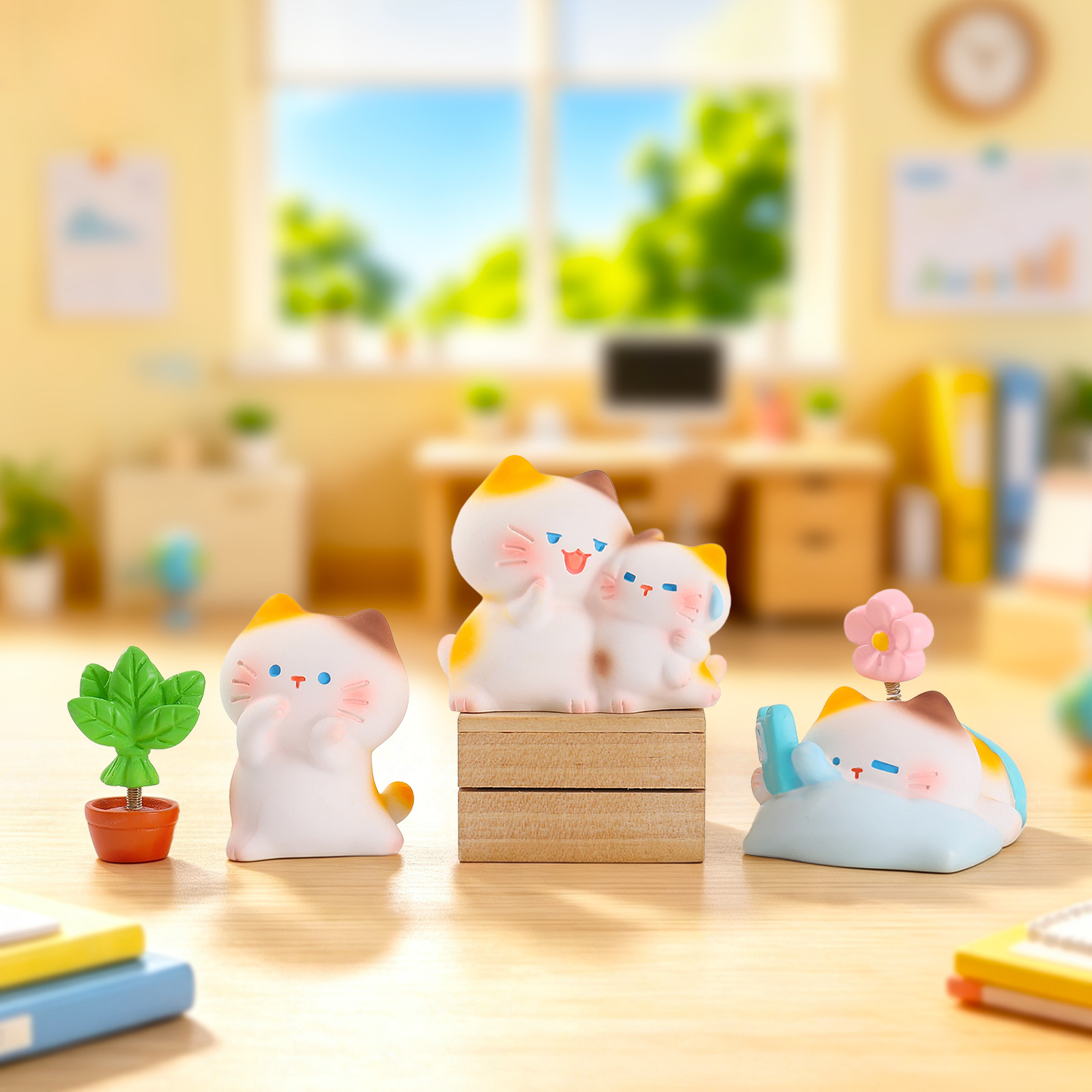 Figurine de chaton travaillant - Office Technician avis et prix