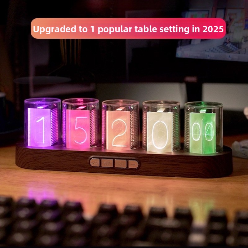 Horloge numérique à tubes Nixi - Tech Office Youtube avis et prix