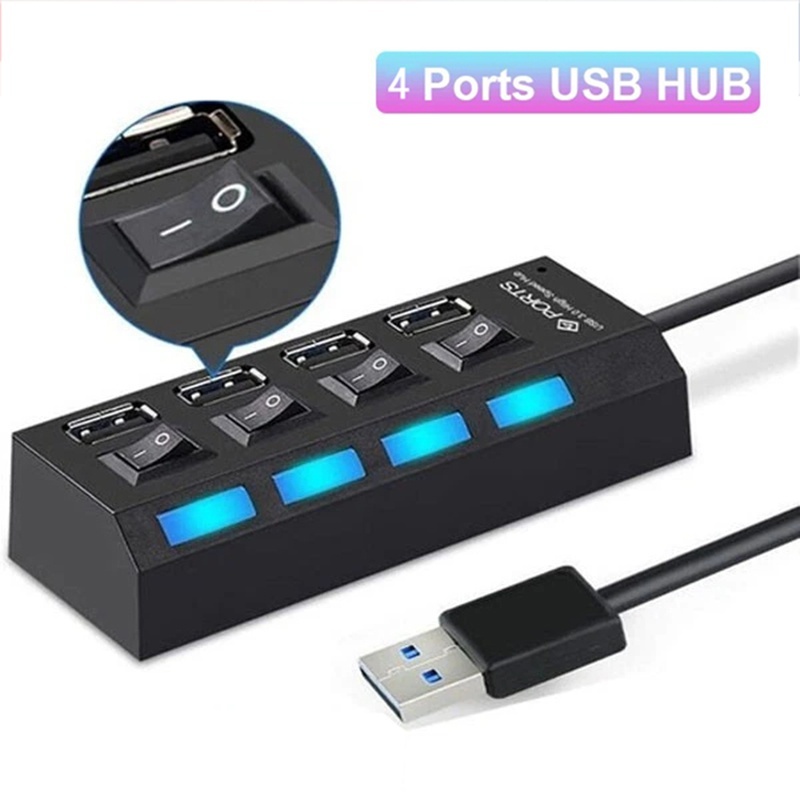 Hub USB 4 en 1, commutateur US - Multi Port Usb Hub avis et prix